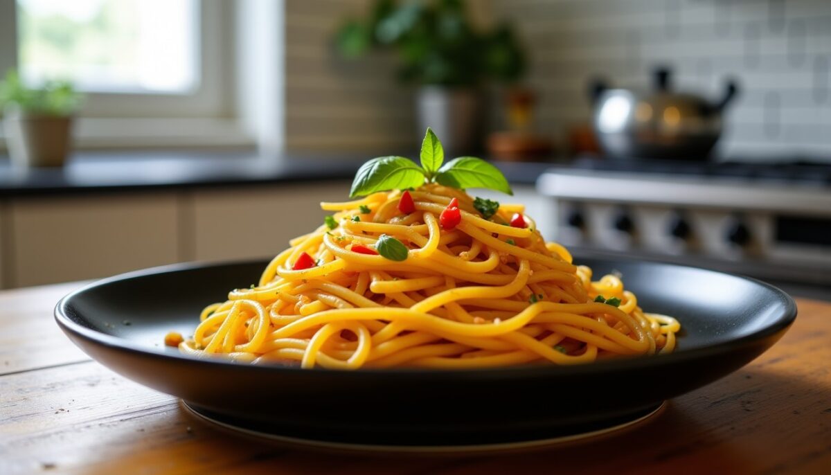 Spaghettis sauce curry ultra gourmands en 15 minutes : la méthode claire pour réussir