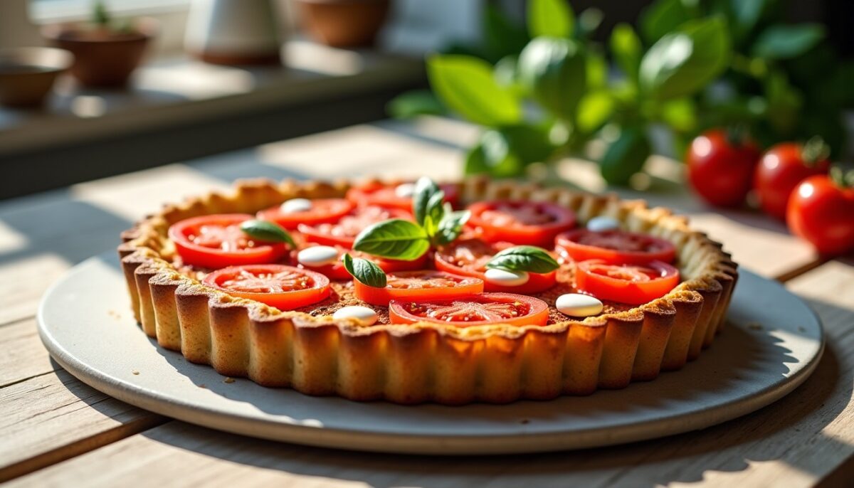 Tarte aux tomates et rocamadour : la version gourmande du chef, simple, rapide et ultra fondante