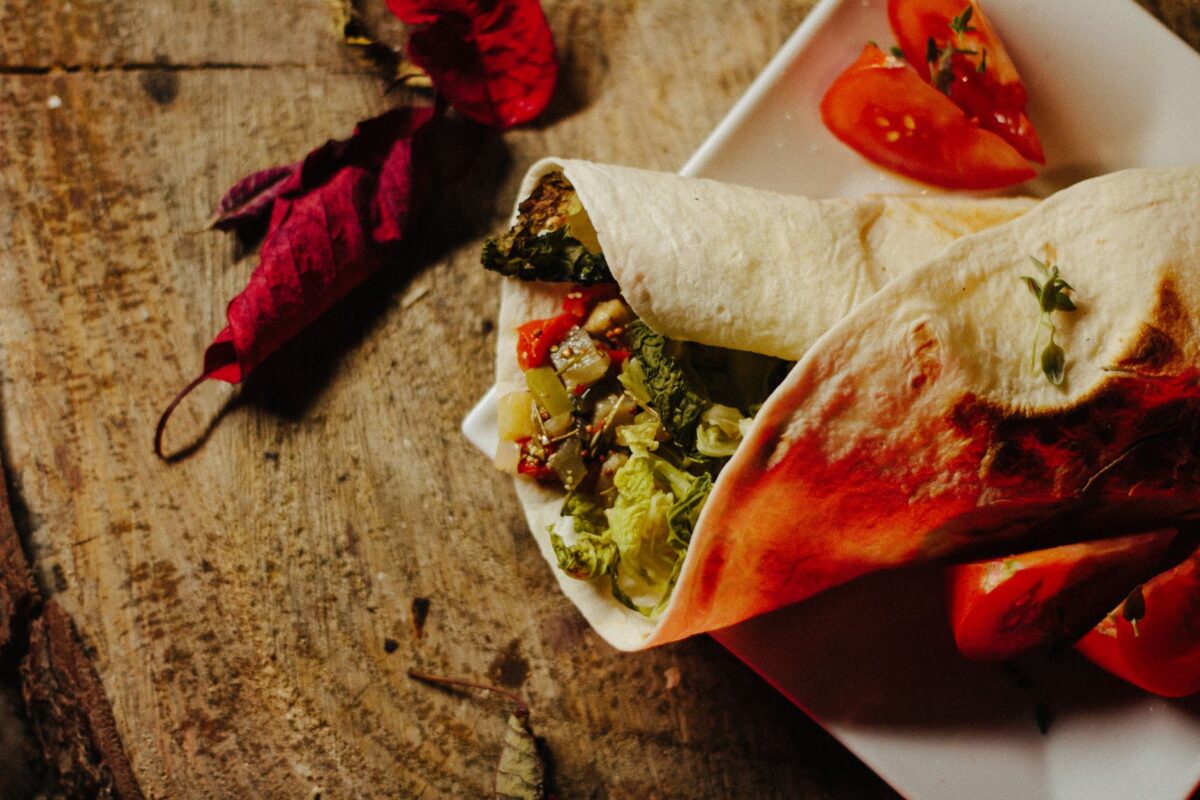 wraps poulet ail reste utiliser préparer
