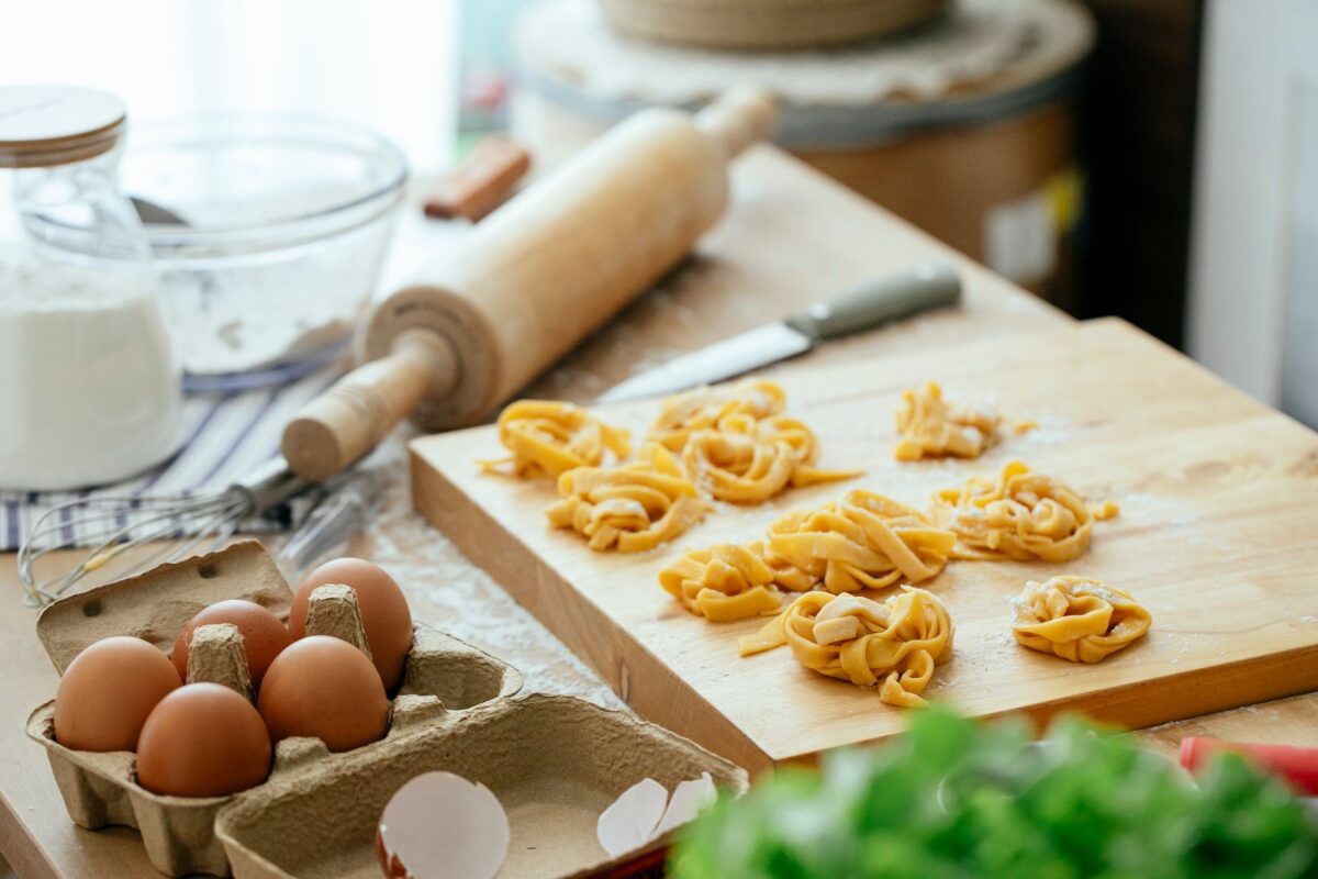 je ne cuisine ingrédients garantissent pâte