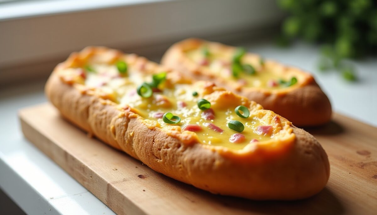 Personne n’a deviné que c’était du pain dur : baguette gratinée quiche lorraine, apéro en dix minutes