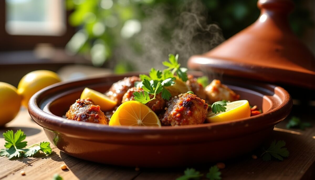 Mon père le faisait chaque dimanche : tajine au poulet citron confit, comme un parfum retrouvé