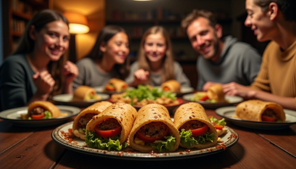 Wraps cheeseburger croustillants, le dîner réclamé chaque semaine par toute la famille