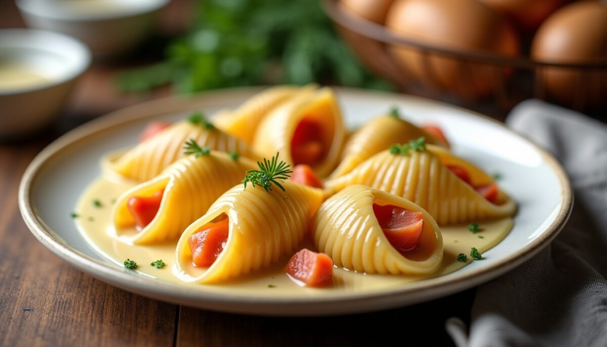 Je pensais que le saumon fumé ne supportait pas le four : faites la différence avec vos conchiglioni