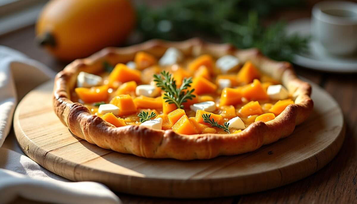 Tarte butternut au chèvre : le piège du miel et la cuisson qui garantit un fond croustillant