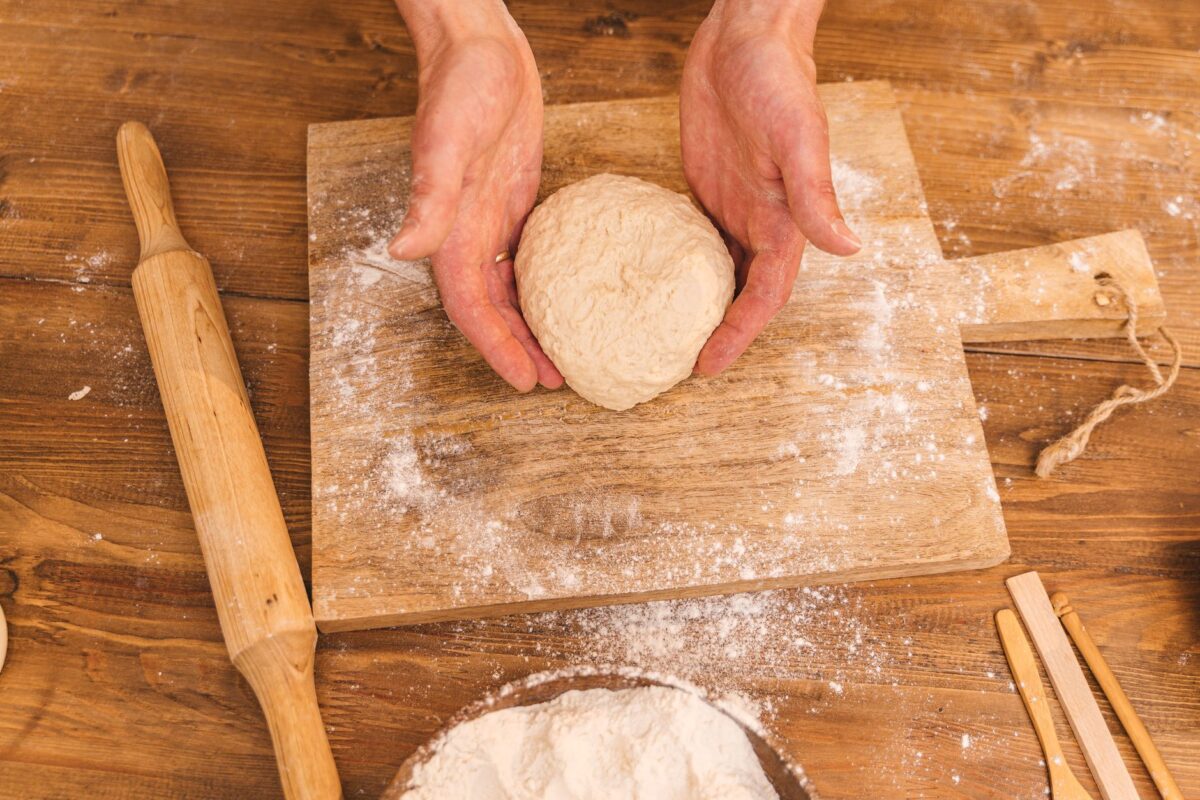 pâte pizza protéinée ingrédients donnent texture